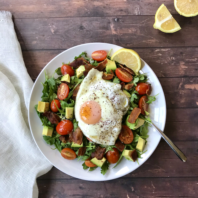 Bacon and Egg Breakfast Salad with Sumac Vinaigrette What #39 s Cooking
