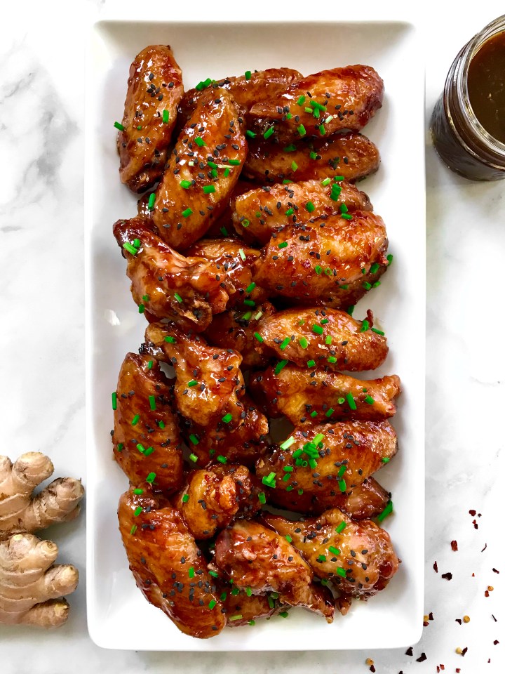Crispy Oven-Baked Teriyaki&nbsp;Wings